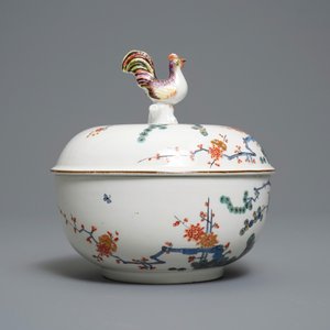 A Meissen porcelain Kakiemon-style bowl and cover, Germany, 18th C. — 照片 3