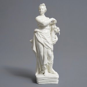 A Meissen-style blanc de Chine allegorical 'harvest' figure, 18/19th C. — photo 2