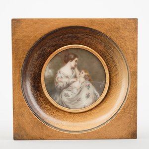 A miniature painted on ivory, after Rubens, 19th C. — 照片 1