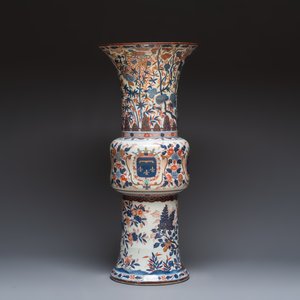 A monumental Samson Imari-style 'Gu' vase with the arms of the Duke of Orléans — 照片 5