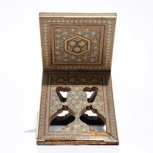 A Mughal ivory inlaid quran stand, India, 18/19th C. — 照片 5