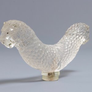 A Mughal-style carved rock crystal double lion head hilt, India, 19/20th C. — 照片 1