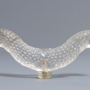 A Mughal-style carved rock crystal double lion head hilt, India, 19/20th C. — 照片 4