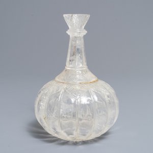 A Mughal-style rock crystal huqqa base, India, 19/20th C. — 照片 4