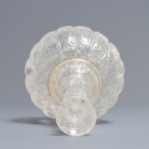 A Mughal-style rock crystal huqqa base, India, 19/20th C. — 照片 6