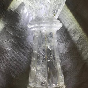 A Mughal-style rock crystal huqqa base, India, 19/20th C. — 照片 9