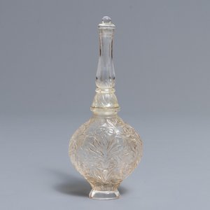 A Mughal-style rock crystal water sprinkler or scent bottle, India, 19/20ème — photo 3