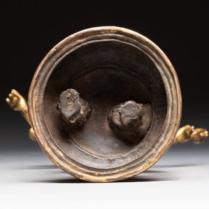 A Nepalese or Tibetan turquoise-inlaid gilt-bronze sculpture of Kurukulla or Red Tara, 15th C. or later — 照片 7