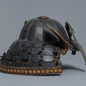 A number of pieces from a Japanese samurai suit of armour, Edo, 18th C. — 照片 5