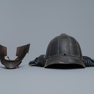 A number of pieces from a Japanese samurai suit of armour, Edo, 18th C. — 照片 4