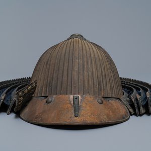 A number of pieces from a Japanese samurai suit of armour, Edo, 18th C. — 照片 4