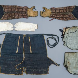 A number of pieces from a Japanese samurai suit of armour, Edo, 18th C. — 照片 8