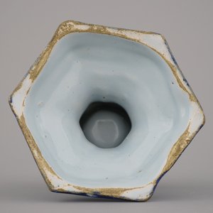A Nürnberg blue and white Delftware salt cellar, 18th C. — 照片 2
