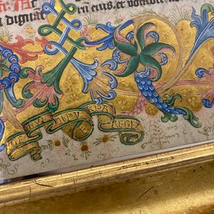 A page from an illuminated book of hours, probably France, 15th C. — 照片 12