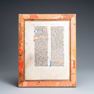 A page from an illuminated book of hours, probably France, 15th C. — 照片 2