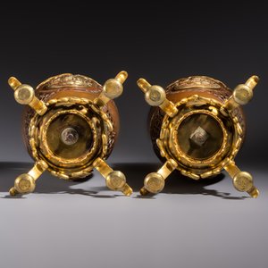 A pair of Belgian bronze and ormolu-mounted Japonism vases, Compagnie des Bronzes de Bruxelles, 19th C. — photo 7