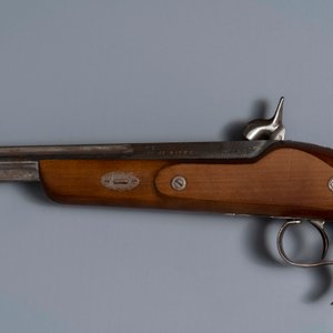 A pair of Belgian engraved flintlock dueling pistols, prob. Liège, 19th C. — 照片 6