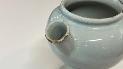 A pair of blue and white English Delftware wet drug jars, probably London, early 18th C. — 照片 10