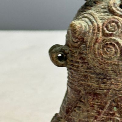 A pair of bronze bells for water buffalos, Cambodia, Batambang provence, Dong Son, 1st C. BC — foto 5