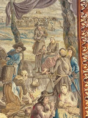 A pair of Brussels historical 'The Art of War' tapestries after Lambert De Hondt II, Judocus de Vos workshop, early 18th C. — photo 17