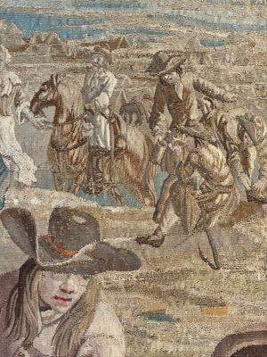 A pair of Brussels historical 'The Art of War' tapestries after Lambert De Hondt II, Judocus de Vos workshop, early 18th C. — photo 20