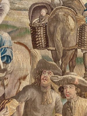 A pair of Brussels historical 'The Art of War' tapestries after Lambert De Hondt II, Judocus de Vos workshop, early 18th C. — photo 26