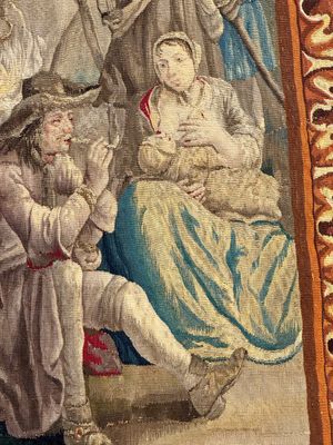A pair of Brussels historical 'The Art of War' tapestries after Lambert De Hondt II, Judocus de Vos workshop, early 18th C. — photo 39