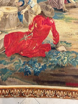 A pair of Brussels historical 'The Art of War' tapestries after Lambert De Hondt II, Judocus de Vos workshop, early 18th C. — photo 42