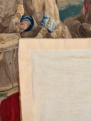 A pair of Brussels historical 'The Art of War' tapestries after Lambert De Hondt II, Judocus de Vos workshop, early 18th C. — photo 55