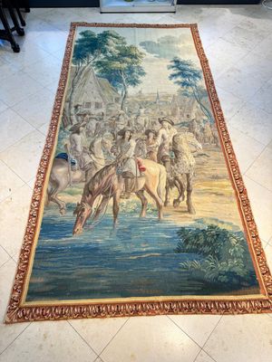 A pair of Brussels historical 'The Art of War' tapestries after Lambert De Hondt II, Judocus de Vos workshop, early 18th C. — photo 56