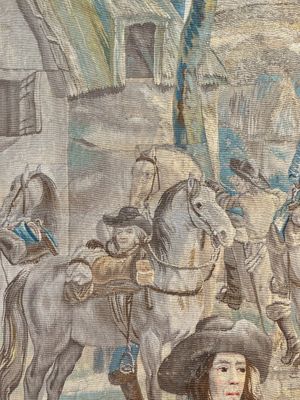 A pair of Brussels historical 'The Art of War' tapestries after Lambert De Hondt II, Judocus de Vos workshop, early 18th C. — photo 73