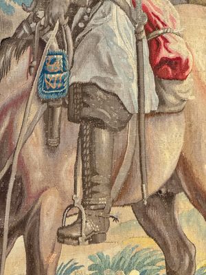 A pair of Brussels historical 'The Art of War' tapestries after Lambert De Hondt II, Judocus de Vos workshop, early 18th C. — photo 87