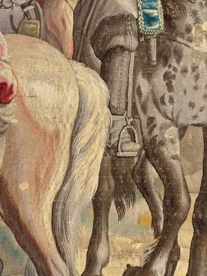 A pair of Brussels historical 'The Art of War' tapestries after Lambert De Hondt II, Judocus de Vos workshop, early 18th C. — photo 92