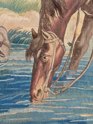 A pair of Brussels historical 'The Art of War' tapestries after Lambert De Hondt II, Judocus de Vos workshop, early 18th C. — photo 97