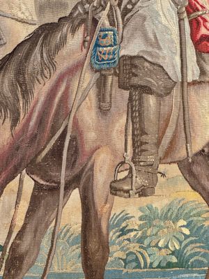 A pair of Brussels historical 'The Art of War' tapestries after Lambert De Hondt II, Judocus de Vos workshop, early 18th C. — photo 98
