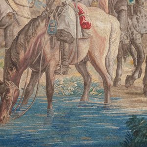 A pair of Brussels historical 'The Art of War' tapestries after Lambert De Hondt II, Judocus de Vos workshop, early 18th C. — photo 11