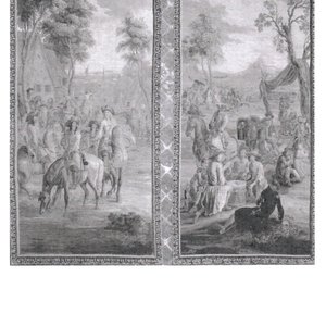 A pair of Brussels historical 'The Art of War' tapestries after Lambert De Hondt II, Judocus de Vos workshop, early 18th C. — photo 14