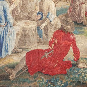 A pair of Brussels historical 'The Art of War' tapestries after Lambert De Hondt II, Judocus de Vos workshop, early 18th C. — photo 3