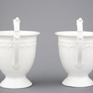 A pair of Chinese blanc de Chine porcelain cups, 19/20th C. — photo 3