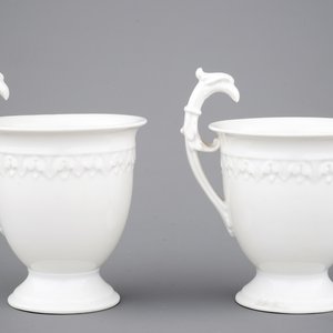 A pair of Chinese blanc de Chine porcelain cups, 19/20th C. — photo 4