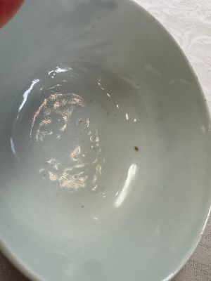 A pair of Chinese blue and white 'Bleu de Hue' bowls with phoenix and scroll design, Noi Phu 內府 mark, 19th C. — photo 7