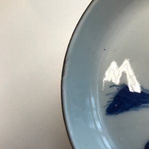 A pair of Chinese blue and white 'Bleu de Hue' Vietnamese market cups and saucers, Neifu marks, 19/20th C. — 照片 10