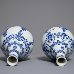 康熙  人物青花瓷挂品 — 照片 6