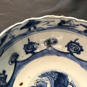 A pair of Chinese blue and white bowls, Wanli — 照片 12