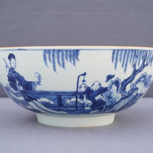 A pair of Chinese blue and white bowls, Yongzheng/Qianlong — 照片 22