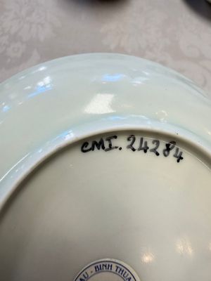 A pair of Chinese blue and white 'Ca Mau' shipwreck tea bowls and saucers — photo 38