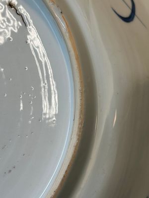 A pair of Chinese blue and white 'Cao sisters' dishes, Kangxi/Yongzheng — 照片 8