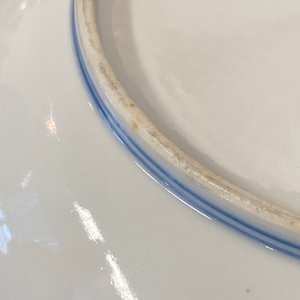A pair of Chinese blue and white 'cranes, bagua and dragon' plates, Guangxu mark and of the period — 照片 17