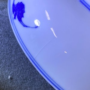 A pair of Chinese blue and white 'cranes, bagua and dragon' plates, Guangxu mark and of the period — 照片 6