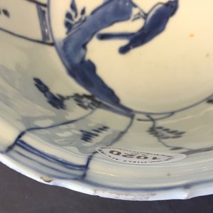 A pair of Chinese blue and white crow cups, Ming, Wanli — photo 8
